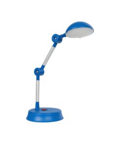 GloboStar® GloboStar® MICHEL 202-0063 Επιτραπέζιο Φωτιστικό Πορτατίφ LED 6W 540lm 120° AC220-240V IP20 Ψυχρό Λευκό 6000K Μπλε Πλαστικό - Μ20 x Π14.5 xΥ33cm - 2 Χρόνια Εγγύηση