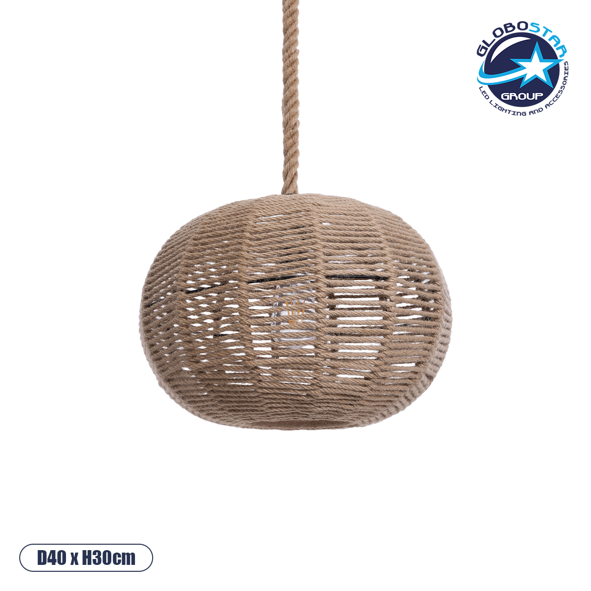 GLOBOSTAR® MANDALA 01331 Vintage Κρεμαστό Φωτιστικό Οροφής με Ντουί 1 x E27 AC 220-240V IP20 - Μπεζ - Μ40 x Π40 x Υ33cm 3 GloboStar® GLOBOSTAR® MANDALA 01331 Vintage Κρεμαστό Φωτιστικό Οροφής με Ντουί 1 x E27 AC 220-240V IP20 - Μπεζ - Μ40 x Π40 x Υ33cm