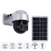 GloboStar® GloboStar® 86054 Αυτόνομη Ηλιακή Camera 1080P 2MP 4G SIM CARD WiFi 150° Μπαταρία 3200mAh Φωτοβολταϊκό Πάνελ Διπλή Κατέυθυνση Ομιλίας Αδιάβροχη IP66 Ψυχρό Λευκό 6000K - Ασημί