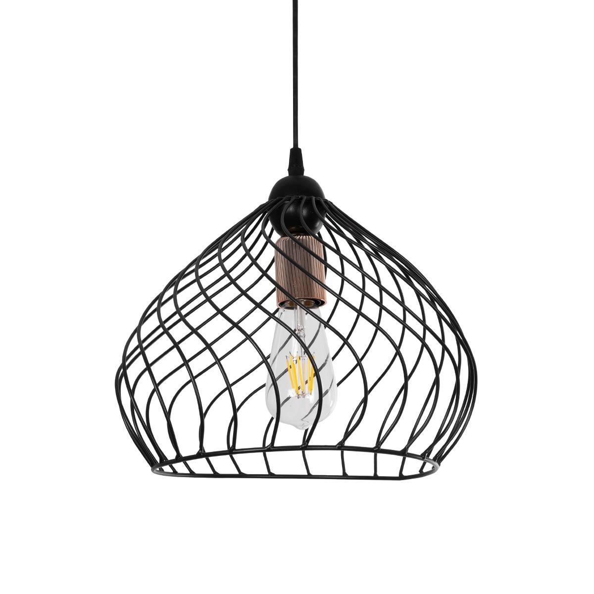 GLOBOSTAR® STARLA 201-0013 Vintage Κρεμαστό Φωτιστικό Οροφής με Ντουί 1 x E27 AC 220-240V IP20 - Μαύρο & Ροζ Χρυσό - Μ31 x Π31 x Υ30cm 2 GloboStar® GLOBOSTAR® STARLA 201-0013 Vintage Κρεμαστό Φωτιστικό Οροφής με Ντουί 1 x E27 AC 220-240V IP20 - Μαύρο & Ροζ Χρυσό - Μ31 x Π31 x Υ30cm