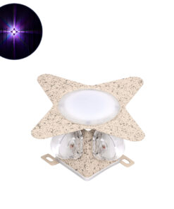 GloboStar® GloboStar® WALLLIGHT-CINA 90659 Φωτιστικό Τοίχου - Απλίκα LED 10W 1000lm 10° AC 220-240V Αδιάβροχο IP65 Μ18.5 x Π18.5 x Υ8.5cm με Αυτόματα Προγράμματα Εναλλαγής Χρωμάτων Πολύχρωμο RGB - Μπεζ της Άμμου