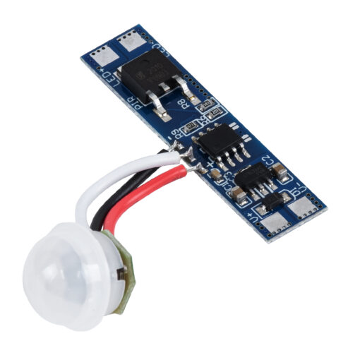 GloboStar® GLOBOSTAR® SENSORA 70692 Ανιχνευτής PIR / Αισθητήρας Κίνησης Ειδικός για Προφίλ Αλουμινίου 180° DC 5-24V 8A 192W Max IP20 - Μ4.3 x Π1 x Υ1.5cm - 2 Χρόνια Εγγύηση