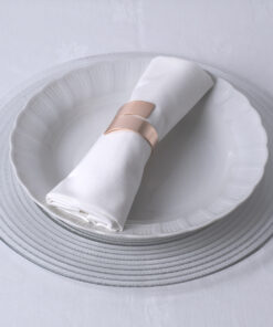 GloboStar® GLOBOSTAR® COUVERT 35011 Διακοσμητικό Δαχτυλίδι Πετσέτας - Χάλκινο - Μ5 x Π5 x Υ4.5cm