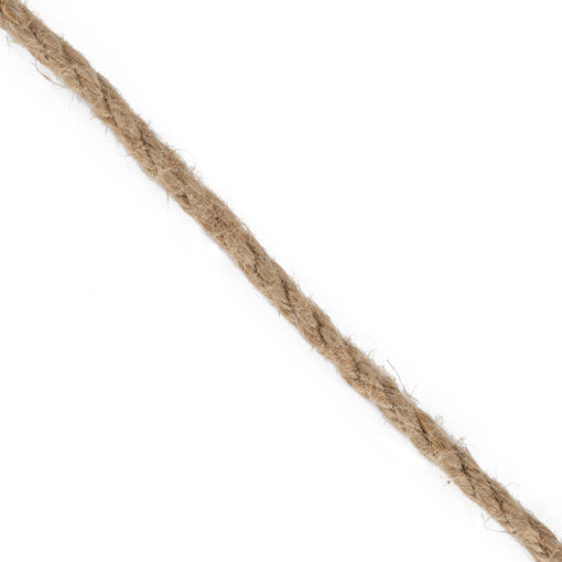 GloboStar® GloboStar® DECOR-ROPE 35050 Εύκαμπτο Διακοσμητικό Σχοινί Τριχιά Πλεκτό 200 Μέτρα Διαμέτρου 5mm Μπεζ D5mm x L200m