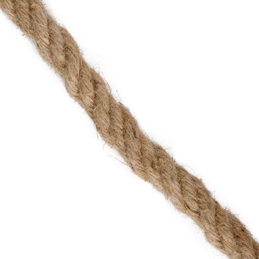 GloboStar® GloboStar® DECOR-ROPE 35052 Εύκαμπτο Διακοσμητικό Σχοινί Τριχιά Πλεκτό 50 Μέτρα Διαμέτρου 20mm Μπεζ D20mm x L50m