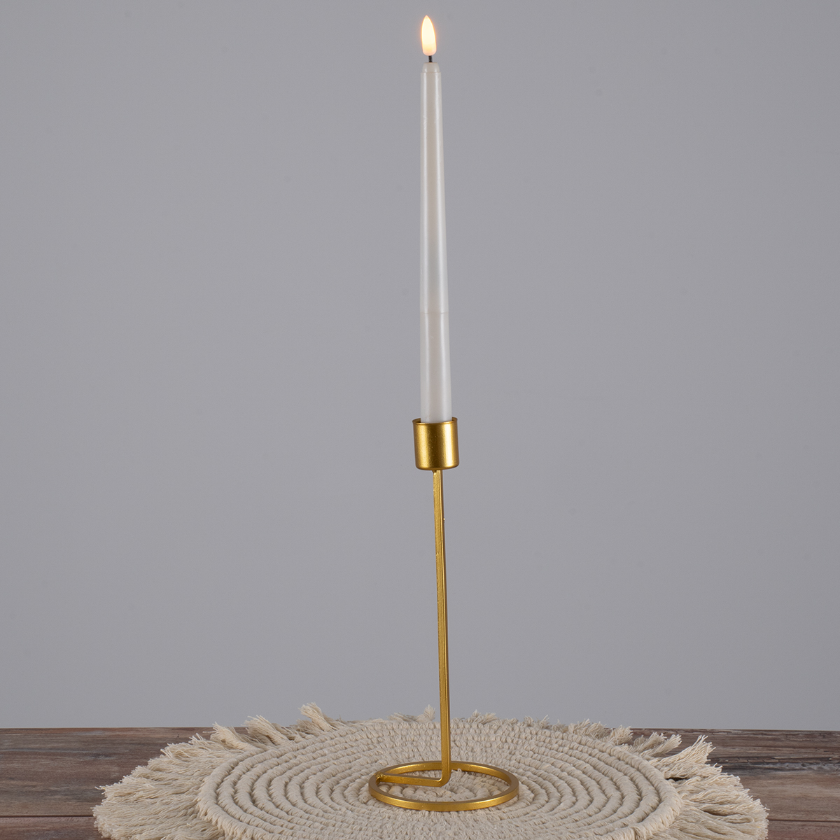 GloboStar® EVELYN 35107 Κηροπήγιο Μεταλλικό Χρυσό Φ9.5 x Υ23.5cm 6 GloboStar® EVELYN 35107 Κηροπήγιο Μεταλλικό Χρυσό Φ9.5 x Υ23.5cm - Image 4