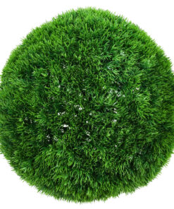 GloboStar® GloboStar® 78510 Artificial - Συνθετικό Τεχνητό Διακοσμητικό Φυτό Θάμνος Γρασίδι Πράσινο Φ38cm