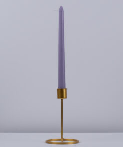 GloboStar® LAVENDER-FIELD 35203 ΣΕΤ 4 Αρωματικά Κεριά Κηροπηγίου Παραφίνης με Άρωμα Λεμόνι - Λεβάντα Μωβ Μ2 x Π2 x Υ25cm 7 35203 2