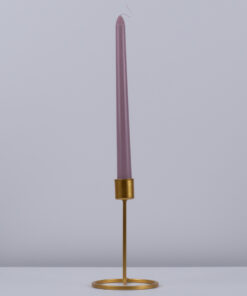 Alternative view of GloboStar® WATER-LILLY 35204 ΣΕΤ 4 Αρωματικά Κεριά Κηροπηγίου Παραφίνης με Άρωμα Φρούτα του Δάσους Λιλά Μ2 x Π2 x Υ25cm