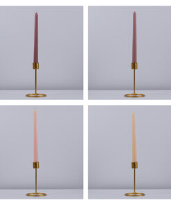 Alternative view of GloboStar® AUTUMN-CALM 35207 ΣΕΤ 4 Αρωματικά Κεριά Κηροπηγίου Παραφίνης με Άρωμα Άγριο Τριαντάφυλλο Πολύχρωμα Μ2 x Π2 x Υ25cm