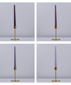 GloboStar® VALLEY-FLOWERS 35209 ΣΕΤ 4 Αρωματικά Κεριά Κηροπηγίου Παραφίνης με Άρωμα Λουλούδια του Αγρού Πολύχρωμα Μ2 x Π2 x Υ25cm 7 35209 2