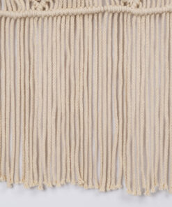Alternative view of GloboStar® 35400 Μακραμέ Ράνερ Χειροποίητο Μπεζ Μ200 x Π30cm
