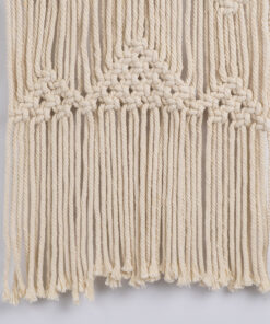 Alternative view of GloboStar® 35402 Μακραμέ Ράνερ Χειροποίητο Μπεζ Μ130 x Π23cm