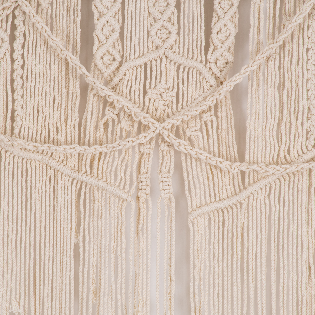 GloboStar® 35501 Μακραμέ Κουρτίνα Χειροποίητη Μπεζ Π180 x Υ200cm 4 GloboStar® 35501 Μακραμέ Κουρτίνα Χειροποίητη Μπεζ Π180 x Υ200cm - Image 2