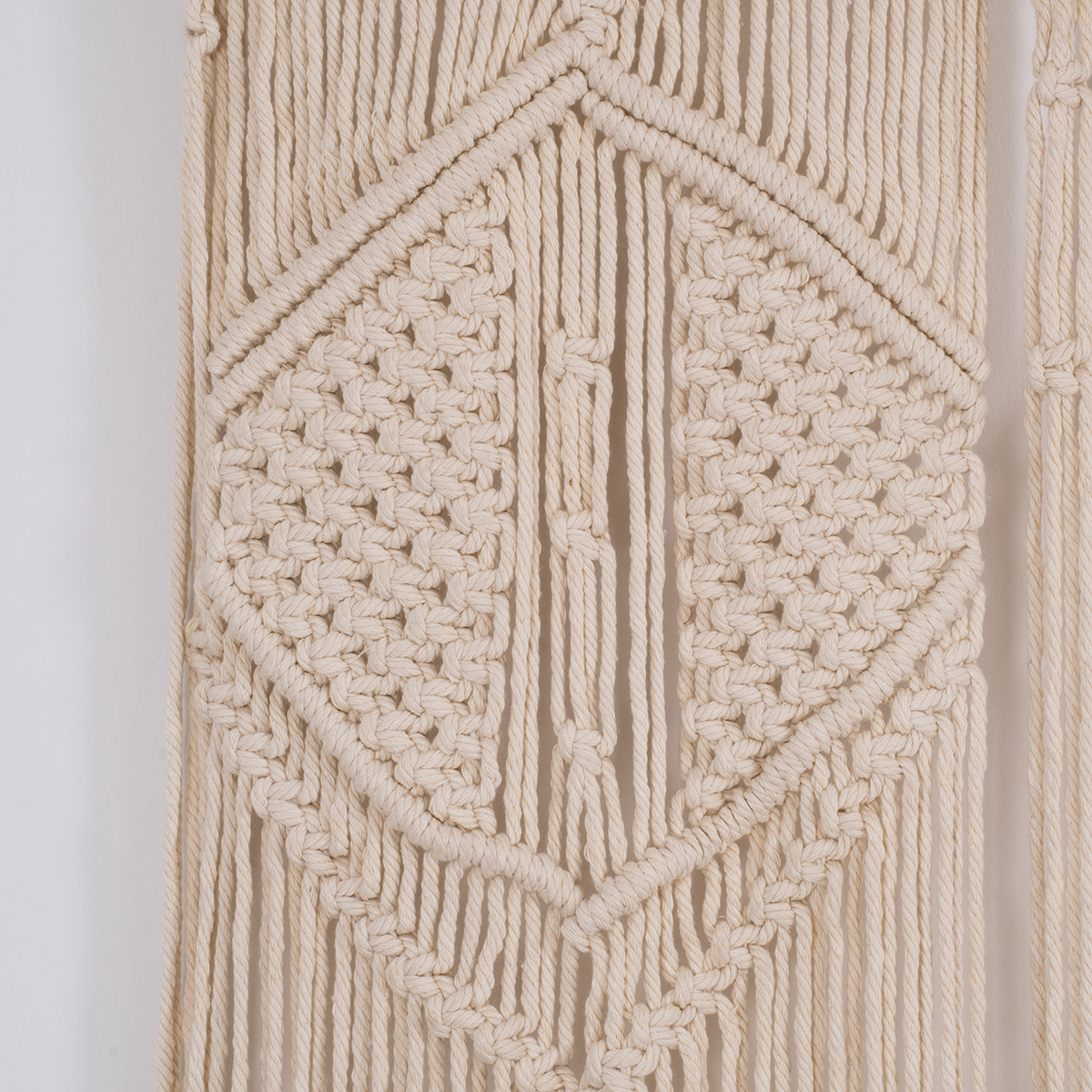 GloboStar® 35501 Μακραμέ Κουρτίνα Χειροποίητη Μπεζ Π180 x Υ200cm 5 GloboStar® 35501 Μακραμέ Κουρτίνα Χειροποίητη Μπεζ Π180 x Υ200cm - Image 3
