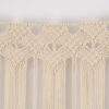 GloboStar® 35503 Μακραμέ Κουρτίνα Χειροποίητη Μπεζ Π100 x Υ115cm 1 GloboStar® GloboStar® 35503 Μακραμέ Κουρτίνα Χειροποίητη Μπεζ Π100 x Υ115cm