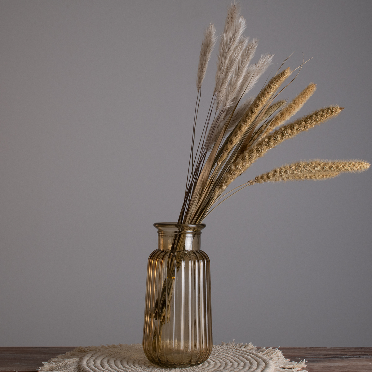 GloboStar® LAYLA 35603 Διακοσμητικό Βάζο Γυάλινο Μελί Φ11 x Υ22cm 4 GloboStar® LAYLA 35603 Διακοσμητικό Βάζο Γυάλινο Μελί Φ11 x Υ22cm - Image 2