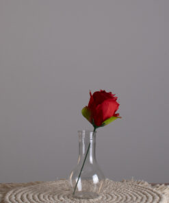 Alternative view of GloboStar® GRACE 35605 Διακοσμητικό Βάζο Πλαστικό Διάφανο Φ7 x Υ12cm