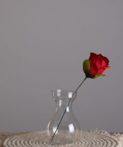 Alternative view of GloboStar® GRACE 35606 Διακοσμητικό Βάζο Πλαστικό Διάφανο Φ9 x Υ13cm