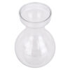 GloboStar® GloboStar® GRACE 35606 Διακοσμητικό Βάζο Πλαστικό Διάφανο Φ9 x Υ13cm