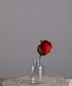 Alternative view of GloboStar® GRACE 35608 Διακοσμητικό Βάζο Πλαστικό Διάφανο Φ7 x Υ11cm