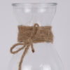 GloboStar® LUCY 35610 Διακοσμητικό Βάζο Γυάλινο Διάφανο με Σχοινί Φ8.8 x Υ13.8cm 2 GloboStar® GloboStar® LUCY 35610 Διακοσμητικό Βάζο Γυάλινο Διάφανο με Σχοινί Φ8.8 x Υ13.8cm