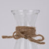 GloboStar® LUCY 35612 Διακοσμητικό Βάζο Γυάλινο Διάφανο με Σχοινί Φ8.1 x Υ20.5cm 2 GloboStar® GloboStar® LUCY 35612 Διακοσμητικό Βάζο Γυάλινο Διάφανο με Σχοινί Φ8.1 x Υ20.5cm