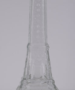 Alternative view of GloboStar® LUCY 35617 Διακοσμητικό Βάζο Γυάλινο Διάφανο με Σχοινί Φ10 x Υ23.3cm