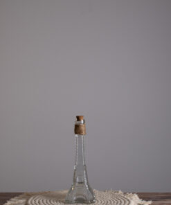 GloboStar® LUCY 35617 Διακοσμητικό Βάζο Γυάλινο Διάφανο με Σχοινί Φ10 x Υ23.3cm 11 35617 6