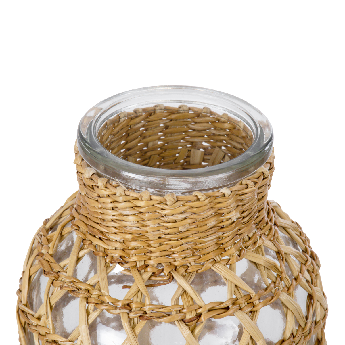 GloboStar® MANDY 35626 Διακοσμητικό Βάζο Γυάλινο Διάφανο με Μπαμπού Φ10.5 x Υ20cm 5 GloboStar® MANDY 35626 Διακοσμητικό Βάζο Γυάλινο Διάφανο με Μπαμπού Φ10.5 x Υ20cm - Image 3