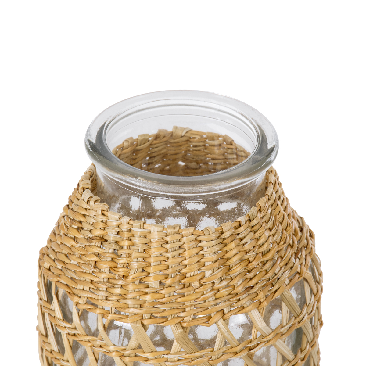 GloboStar® MANDY 35627 Διακοσμητικό Βάζο Γυάλινο Διάφανο με Μπαμπού Φ8.5 x Υ17.5cm 5 GloboStar® MANDY 35627 Διακοσμητικό Βάζο Γυάλινο Διάφανο με Μπαμπού Φ8.5 x Υ17.5cm - Image 3