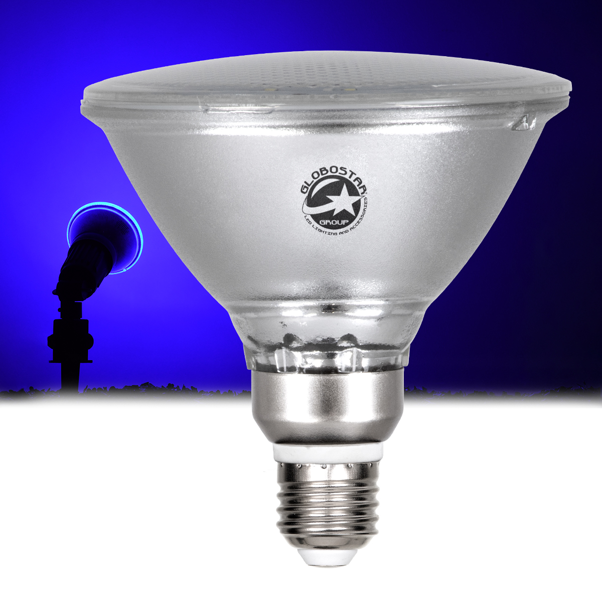 GLOBOSTAR® GARDENPAR 60231 Σποτ E27 PAR38 Σκληρού Υάλου LED 18W 1200lm 60° AC 220-240V Αδιάβροχο IP65 Μπλε - Μ12 x Π12 x Υ13cm - 3 Χρόνια Εγγύηση 3 GloboStar® GLOBOSTAR® GARDENPAR 60231 Σποτ E27 PAR38 Σκληρού Υάλου LED 18W 1200lm 60° AC 220-240V Αδιάβροχο IP65 Μπλε - Μ12 x Π12 x Υ13cm - 3 Χρόνια Εγγύηση