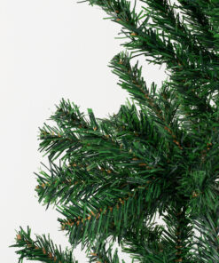 Alternative view of GloboStar® Crazy Christmas Χριστουγεννιάτικο Δέντρο SantaClaus Φ80 x Υ180εκ Πράσινο με Μεταλλική Βάση