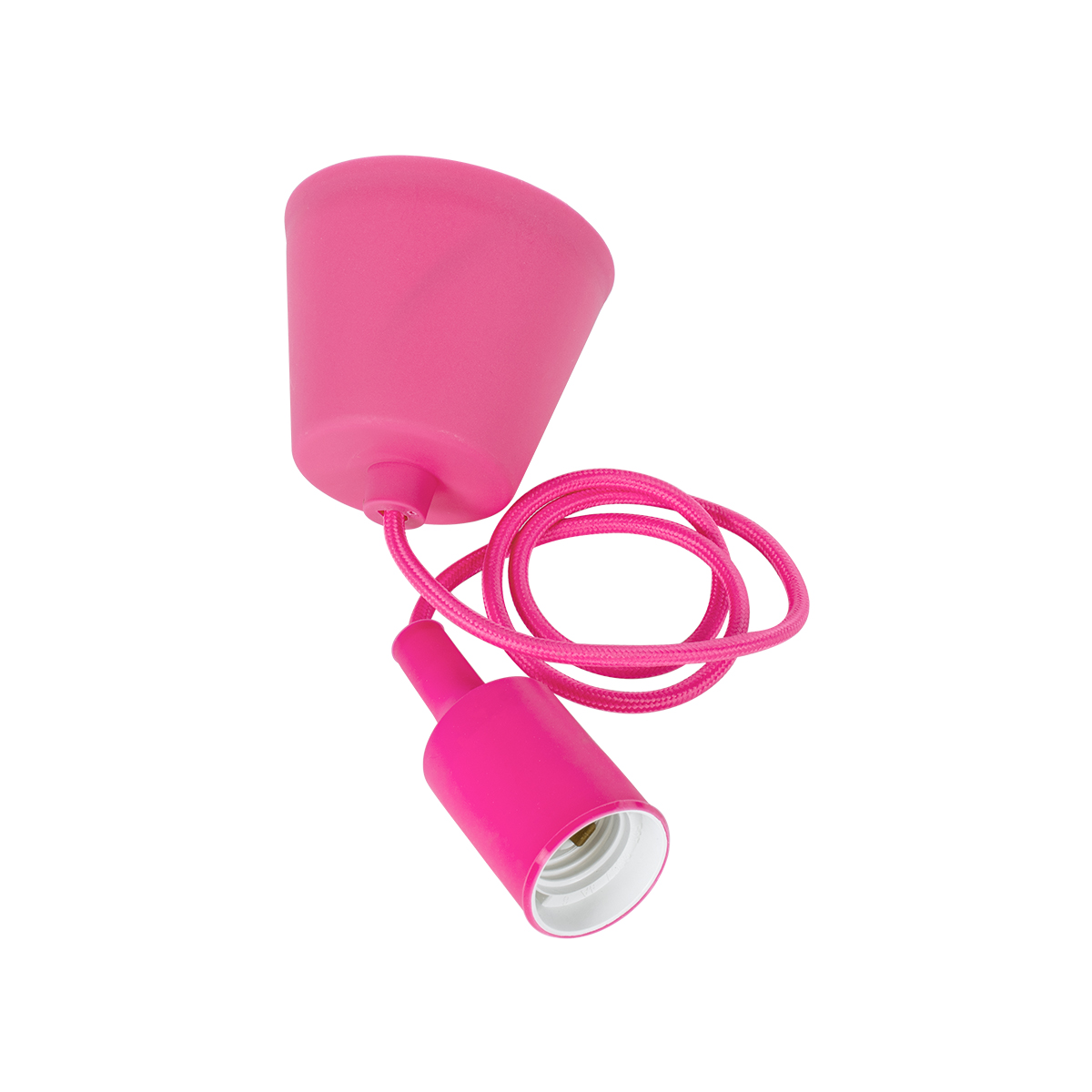 GLOBOSTAR® CABLITO 61552 Μοντέρνο Κρεμαστό Φωτιστικό Οροφής με Ντουί 1 x E27 AC 220-240V IP20 - Ροζ - Μ4 x Π4 x Υ110cm 6 GLOBOSTAR® CABLITO 61552 Μοντέρνο Κρεμαστό Φωτιστικό Οροφής με Ντουί 1 x E27 AC 220-240V IP20 - Ροζ - Μ4 x Π4 x Υ110cm - Image 4