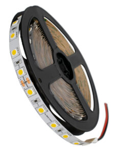 GloboStar® GLOBOSTAR® LUMAR 70222 Ταινία LED 14.4W/m 1296lm/m 120° DC 24V IP20 60 x SMD5050 Chip/m Θερμό Λευκό 2700K Dimmable - Μ500 x Π1 x Υ0.2cm - Ρολό 5 Μέτρων - 5 Χρόνια Εγγύηση