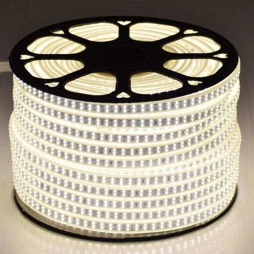 GloboStar® GLOBOSTAR® EPIWIDE 70511 Ταινία LED 24W/m 2880lm/m 120° DC 220-240V Αδιάβροχη IP65 180 x SMD2835 Chip/m Φυσικό Λευκό 4500K Dimmable - M100 x Π1.7 x Υ0.7cm - 3 Χρόνια Εγγύηση