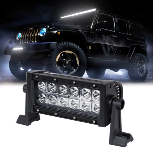 GloboStar® GloboStar® 85460 PRO Series Μπάρα Ίσια - Straight για Αυτοκίνητα & Φορτηγά LED CREE XBD 36W 3600lm DC 10-30V Αδιάβροχη IP65 Ψυχρό Λευκό 6000K