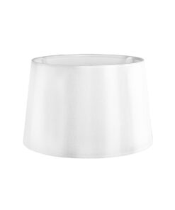 GloboStar® GloboStar® COVER 203-0266 Μοντέρνο Φωτιστικό Καπέλο Λευκό Ύφασμα - Μ38 x Π38 x Υ30cm