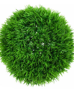 GloboStar® GloboStar® 78507 Artificial - Συνθετικό Τεχνητό Διακοσμητικό Φυτό Θάμνος Γρασίδι Πράσινο Φ18cm