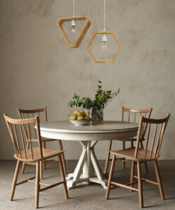 GLOBOSTAR® ELISE 01430 Μοντέρνο Κρεμαστό Φωτιστικό Οροφής με Ντουί 1 x E27 AC 220-240V IP20 - Μπεζ & Λευκό - Μ29 x Π8 x Υ28cm 19 3cc563 post 167