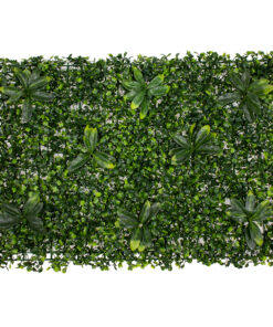 GloboStar® GLOBOSTAR® BUXUS 78410 Τεχνητό Πάνελ Φυλλωσιάς / Κάθετος Κήπος Πυξάρι & Ιαπωνική Δάφνη - Πράσινο - Μ60 x Π7 x Υ40cm