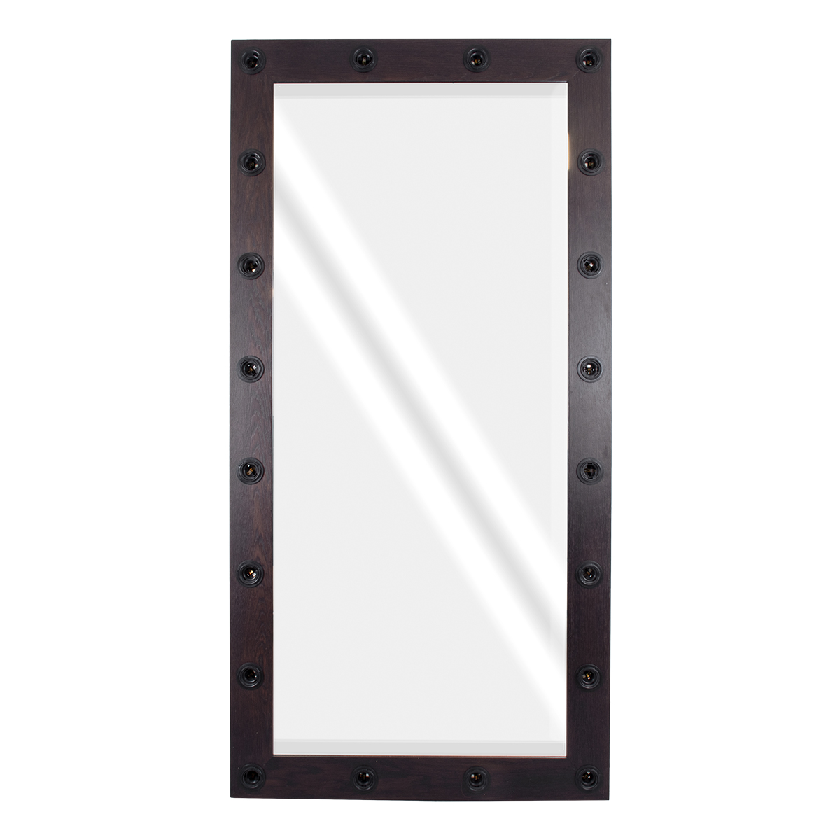 GloboStar® MAKEUP MIRROR-160x80-2 Μοντέρνος Καθρέπτης Μακιγιάζ με Πλαίσιο Φυσικού Ξύλου με Διακόπτη On/Off 20 x E27 AC220-240V - Μ80 x Π7 x Υ160cm - Καφέ Wenge 4 GloboStar® MAKEUP MIRROR-160x80-2 Μοντέρνος Καθρέπτης Μακιγιάζ με Πλαίσιο Φυσικού Ξύλου με Διακόπτη On/Off 20 x E27 AC220-240V - Μ80 x Π7 x Υ160cm - Καφέ Wenge - Image 3