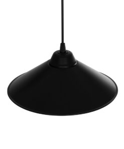 GLOBOSTAR® FONTE 203-0080 Μοντέρνο Κρεμαστό Φωτιστικό Οροφής με Ντουί 1 x E27 AC 220-240V IP20 - Μαύρο - Μ30 x Π30 x Υ15cm 17 4083cb 203 0080 6