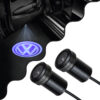 GloboStar® GLOBOSTAR® GHOSTLOGO 81628 Projector Προβολής Μάρκας Αυτοκινήτου "VOLKSWAGEN" LED 2.5W/5W 100lm/200lm 45° DC 12V Αδιάβροχο IP65 Ψυχρό Λευκό 6000K - CREE XHP35 Chip - Μ2.2 x Π3.4 x Υ2.2cm / Q1.9cm - Πακέτο 2 Τεμαχίων - 1 Χρόνο Εγγύηση