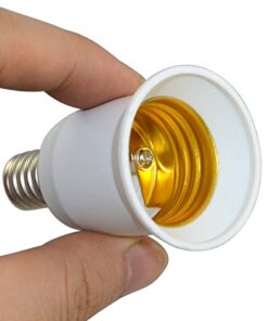 GLOBOSTAR® ADAPTOR 78974 Αντάπτορας/Μετατροπέας από Ντουί E14 σε E27 IP20 - Μ3.5 x Π3.5 x Υ6cm 12 41qadw0y3rl