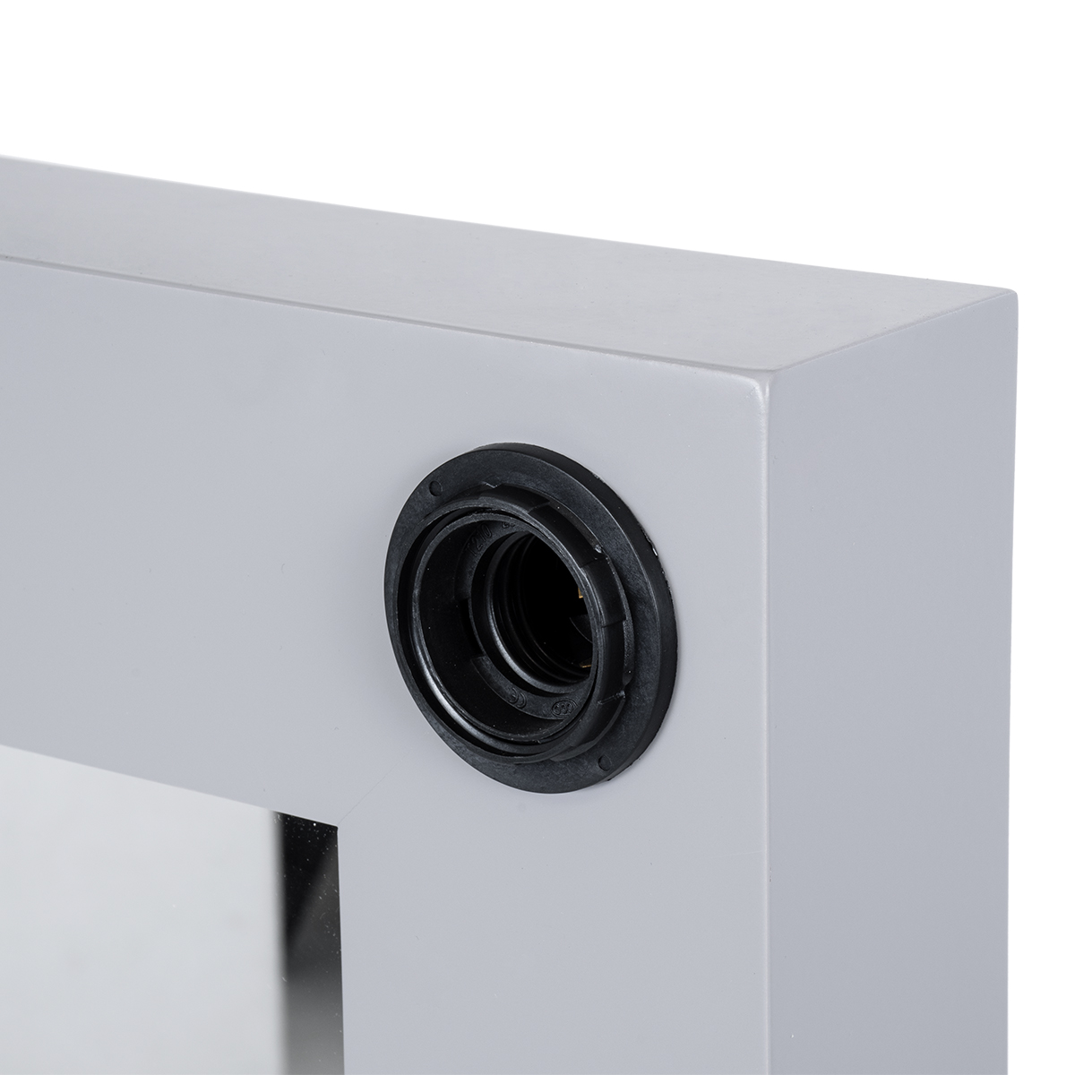 GloboStar® MAKEUP MIRROR-160x80-3 Μοντέρνος Καθρέπτης Μακιγιάζ με Πλαίσιο Φυσικού Ξύλου με Διακόπτη On/Off 20 x E27 AC220-240V - Μ80 x Π7 x Υ160cm - Γκρι Τσιμέντου 10 GloboStar® MAKEUP MIRROR-160x80-3 Μοντέρνος Καθρέπτης Μακιγιάζ με Πλαίσιο Φυσικού Ξύλου με Διακόπτη On/Off 20 x E27 AC220-240V - Μ80 x Π7 x Υ160cm - Γκρι Τσιμέντου - Image 9