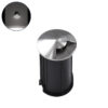 GloboStar® GLOBOSTAR® UNDERGROUND-RENA 90661 Χωνευτό Αρχιτεκτονικό Φωτιστικό Διαδρόμου/Σκαλοπατιού LED 1W 115lm 30° DC 24V Αδιάβροχο IP68 Φυσικό Λευκό 4500K Dimmable - Ανοξείδωτο Ατσάλι 304 / Φ5 x Υ9cm - Q4.2cm - 3 Χρόνια Εγγύηση