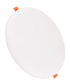 GloboStar® GloboStar® 60191 Χωνευτό LED Panel FrameLess Φ22cm 33W 3590lm 180° AC 220-240V IP20 με Σύστημα Ρυθμιζόμενης Τρύπας Κοπής από 3.5εκ έως 20.5εκ - Φ22.2 x Υ2cm Ψυχρό Λευκό 6000K - 3 Years Warranty