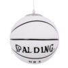 GloboStar® GLOBOSTAR® SPALDING NBA 01031 Παιδικό Κρεμαστό Φωτιστικό Οροφής με Ντουί 1 x E27 AC 220-240V IP20 - Λευκό & Μαύρο - Μ25 x Π25 x Υ25cm