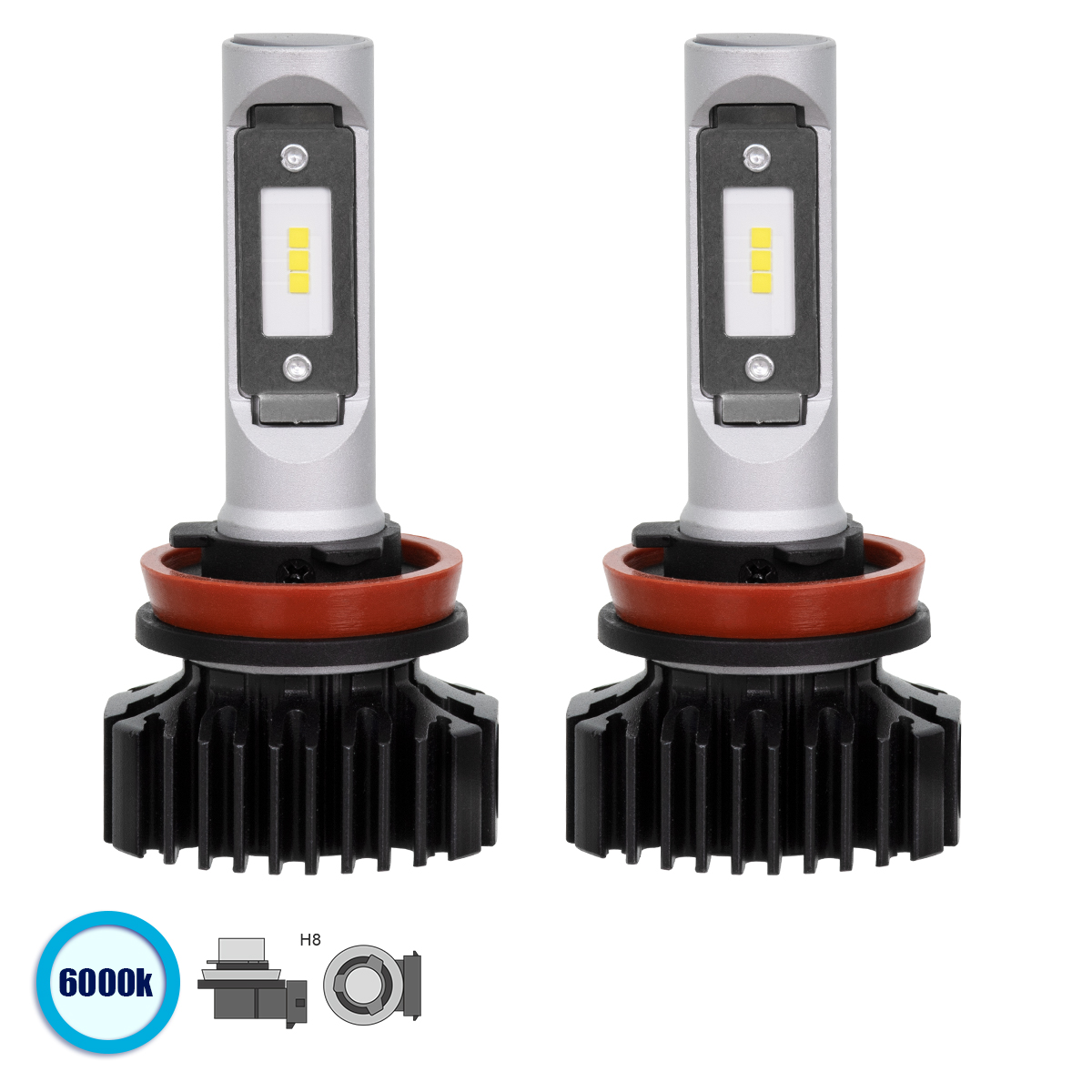 GloboStar® 85638 H8 X1 Line KIT Βασικού Φωτισμού Αυτοκινήτου & Φορτηγού 3nd Generation Can-Bus Series LED CREE CXB 100W 14000lm DC 9-32V Αδιάβροχο IP66 Ψυχρό Λευκό 6000K 1 GloboStar® GloboStar® 85638 H8 X1 Line KIT Βασικού Φωτισμού Αυτοκινήτου & Φορτηγού 3nd Generation Can-Bus Series LED CREE CXB 100W 14000lm DC 9-32V Αδιάβροχο IP66 Ψυχρό Λευκό 6000K